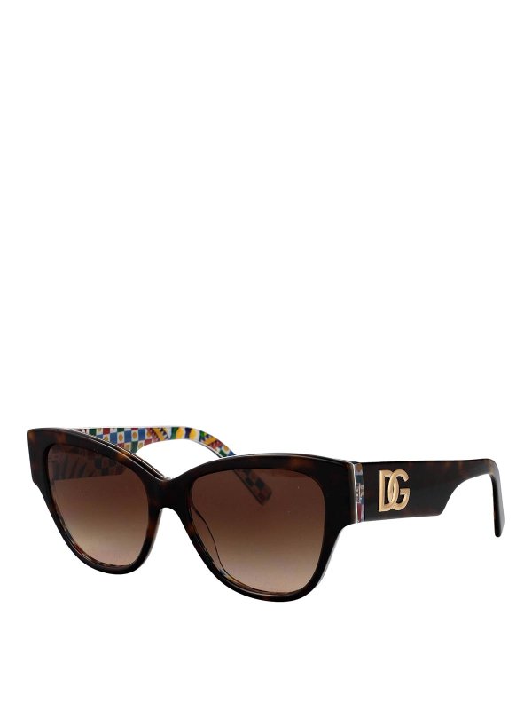 DOLCE & GABBANA: Gafas de sol online - Gafas De Sol - Marrón