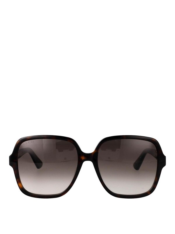 GUCCI: サングラス - サングラス - ブラウン
