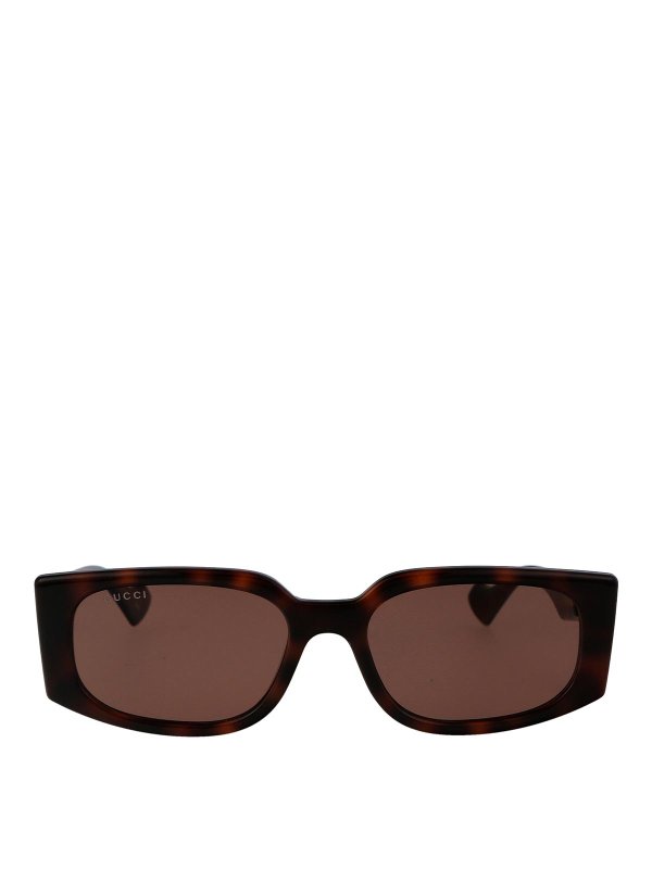 GUCCI: サングラス - サングラス - ブラウン