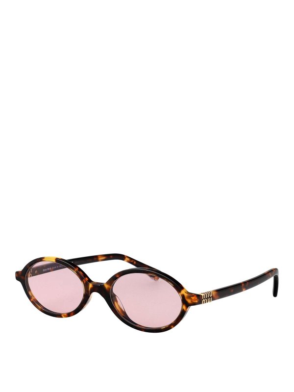 MIU MIU: サングラス online - サングラス - ブラウン
