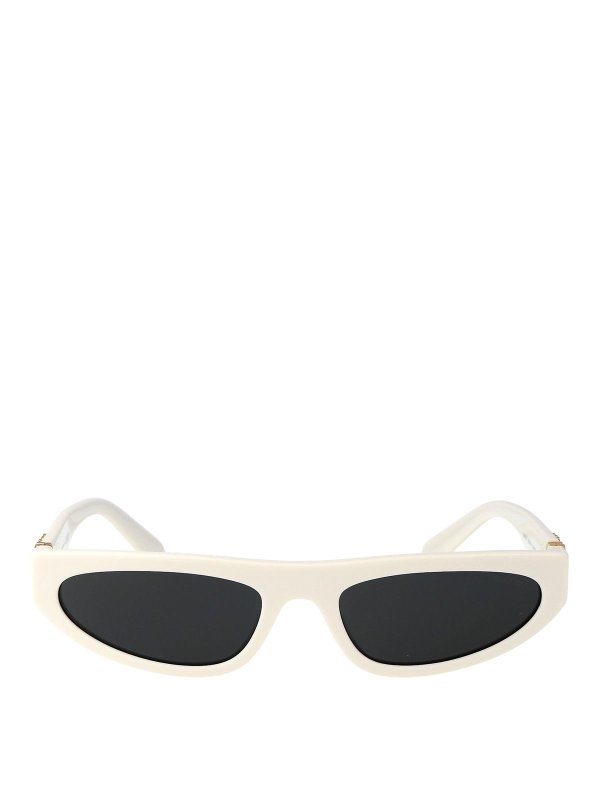 MIU MIU: サングラス - サングラス - 白