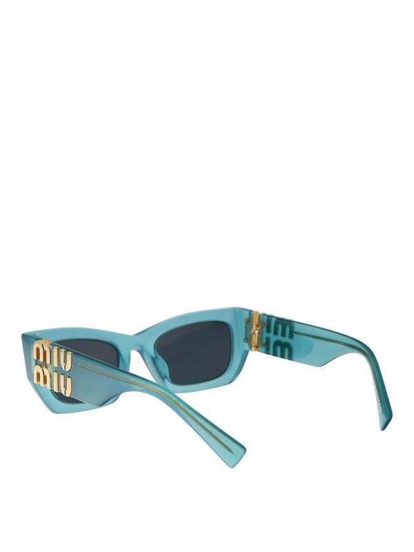 サングラス - 緑 shop online: MIU MIU