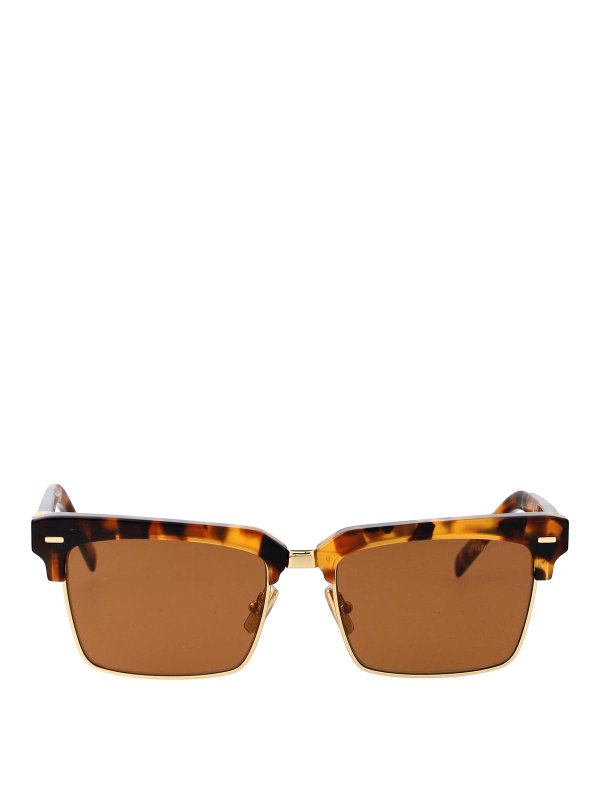 MIU MIU: Sonnenbrillen - Sonnenbrille - Braun