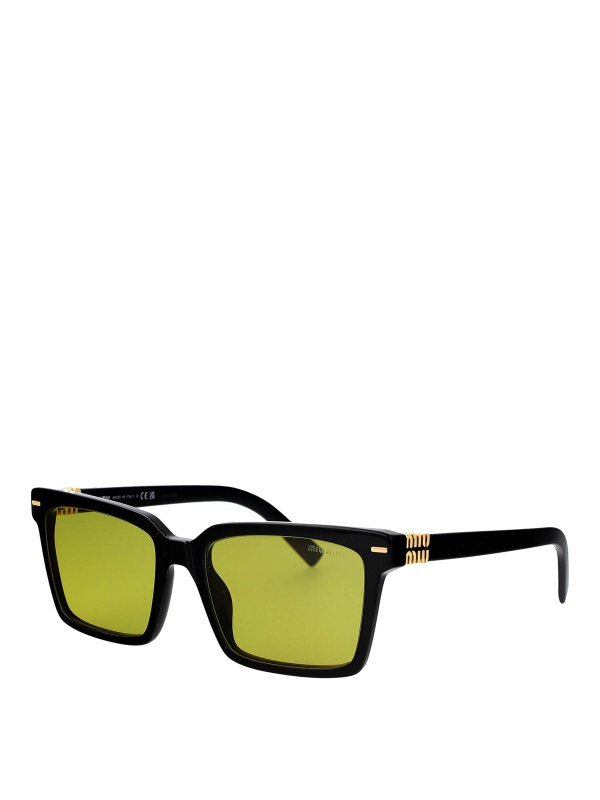 MIU MIU: サングラス online - サングラス - 黒