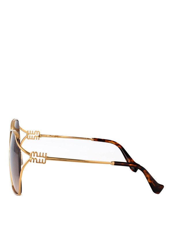 The Best Shops MIU MIU: Sonnenbrillen - Sonnenbrille - Braun