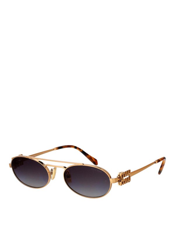 MIU MIU: Sonnenbrillen online - Sonnenbrille - Gold