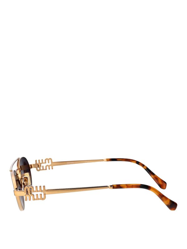 The Best Shops MIU MIU: Sonnenbrillen - Sonnenbrille - Gold