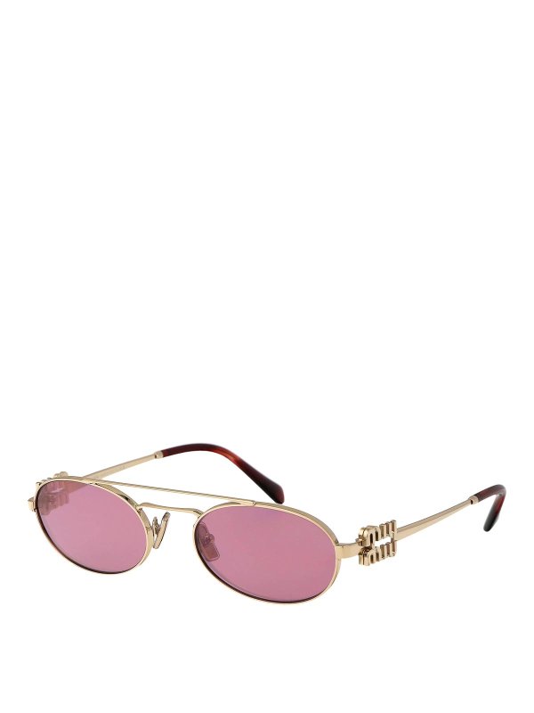 MIU MIU: Sonnenbrillen online - Sonnenbrille - Gold
