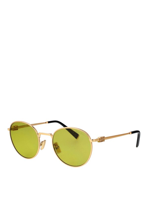 MIU MIU: Sonnenbrillen online - Sonnenbrille - Gold