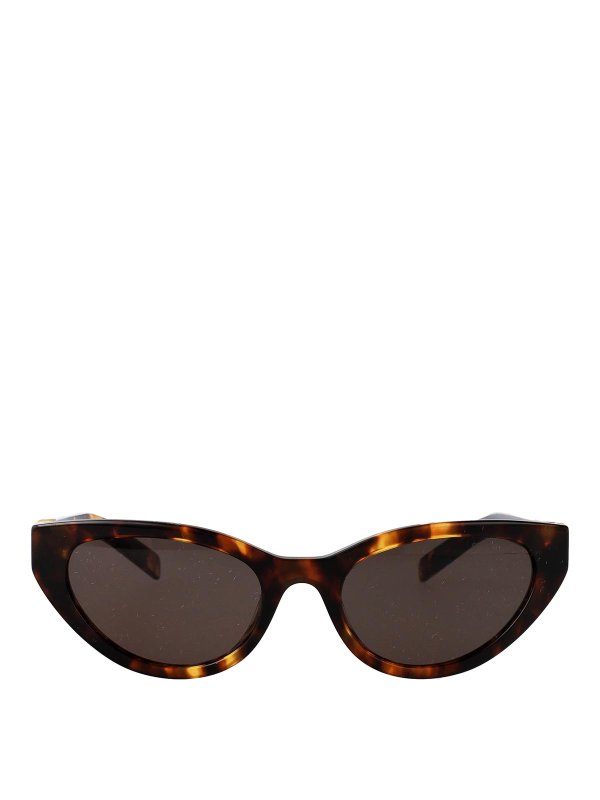 MIU MIU: Sonnenbrillen - Sonnenbrille - Braun