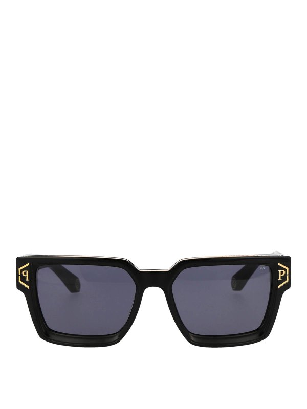 PHILIPP PLEIN: サングラス - サングラス - 黒