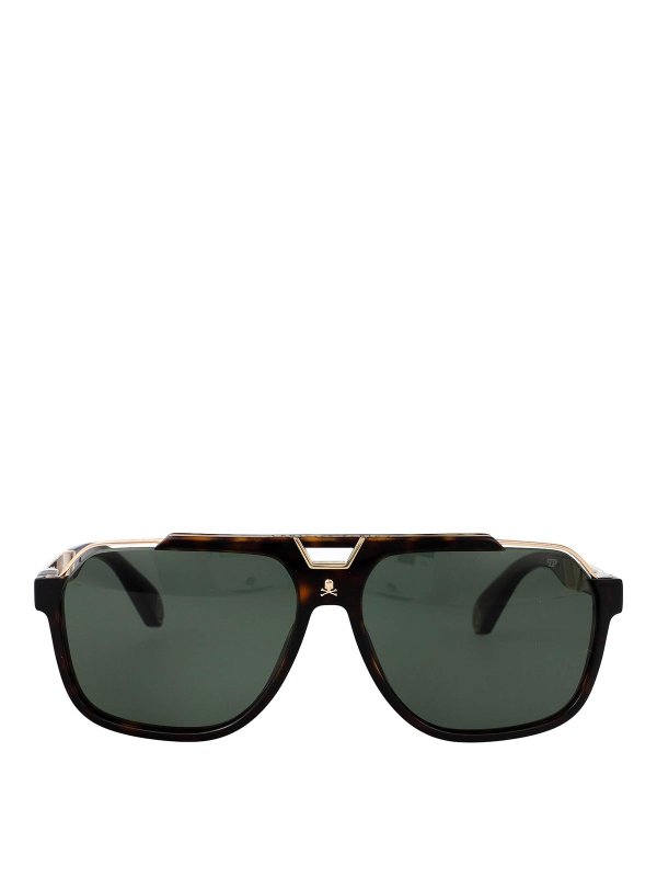 PHILIPP PLEIN: サングラス - サングラス - ブラウン