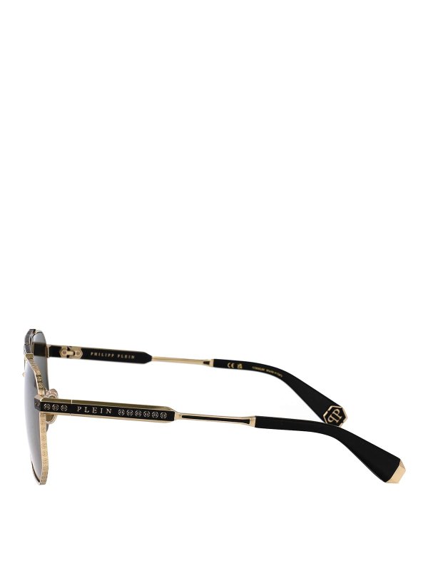 The Best Shops PHILIPP PLEIN: Lunettes de soleil - Lunettes De Soleil - Or