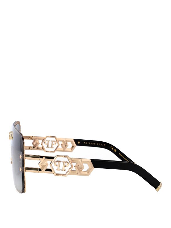 The Best Shops PHILIPP PLEIN: Lunettes de soleil - Lunettes De Soleil - Or