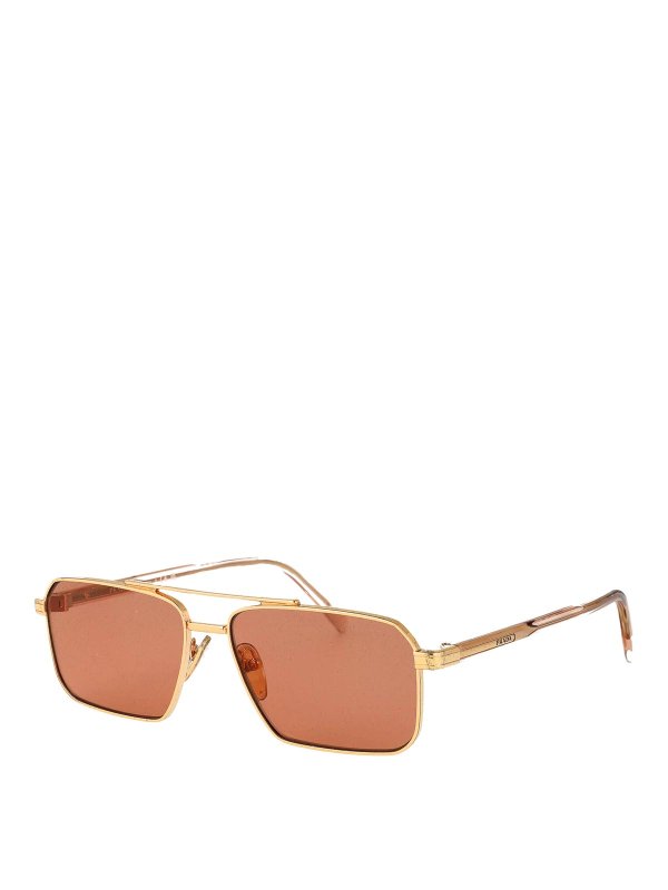 PRADA: Lunettes de soleil online - Lunettes De Soleil - Or