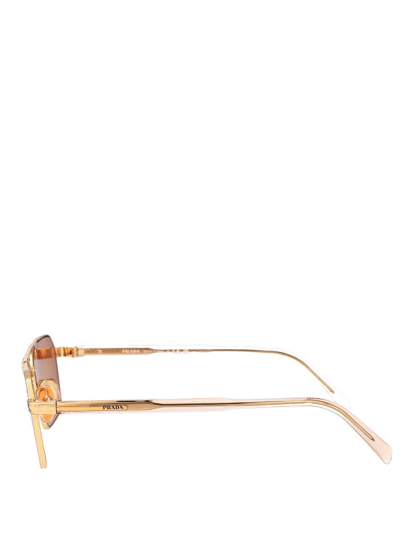 The Best Shops PRADA: Lunettes de soleil - Lunettes De Soleil - Or