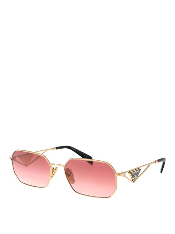 PRADA: Lunettes de soleil online - Lunettes De Soleil - Or