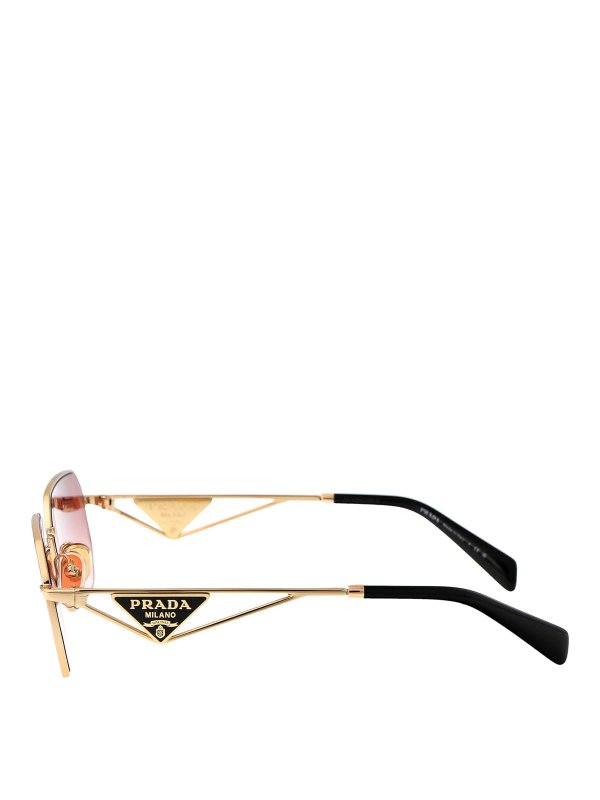 The Best Shops PRADA: Lunettes de soleil - Lunettes De Soleil - Or