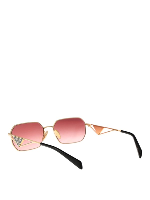 Lunettes De Soleil - Or shop online: PRADA