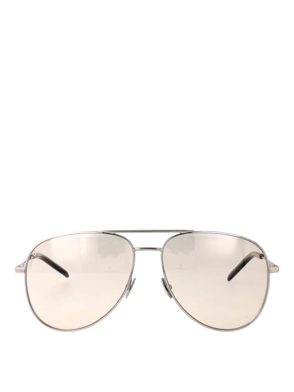 SAINT LAURENT: Sonnenbrillen - Sonnenbrille - Silber