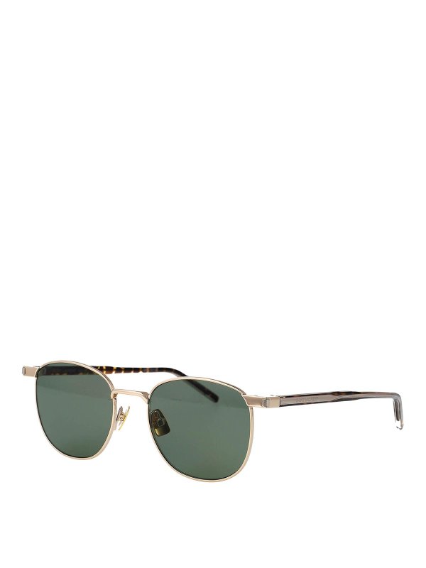 SAINT LAURENT: Lunettes de soleil online - Lunettes De Soleil - Or