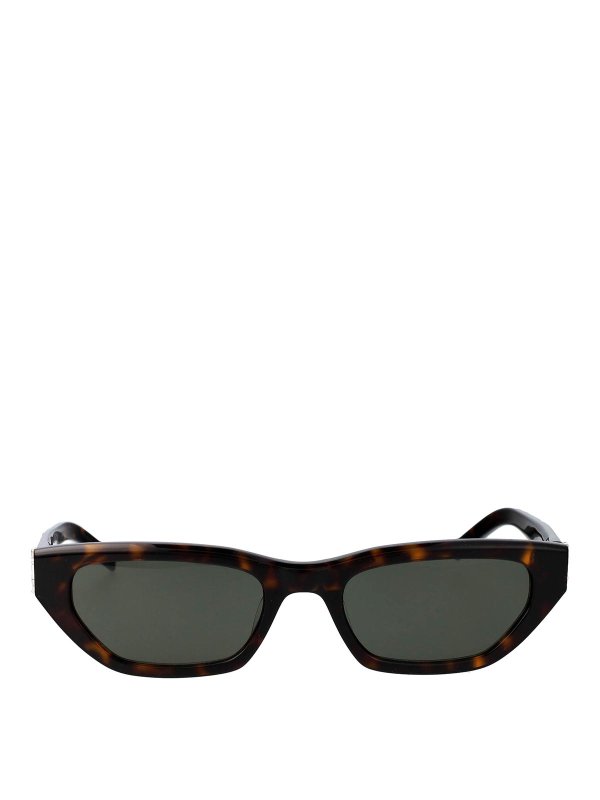 SAINT LAURENT: Lunettes de soleil - Lunettes De Soleil - Marron
