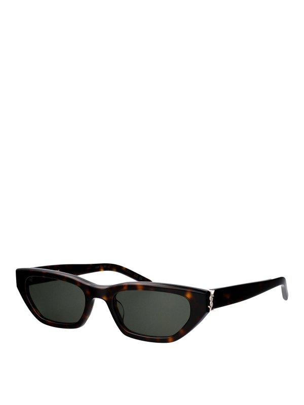 SAINT LAURENT: Lunettes de soleil online - Lunettes De Soleil - Marron