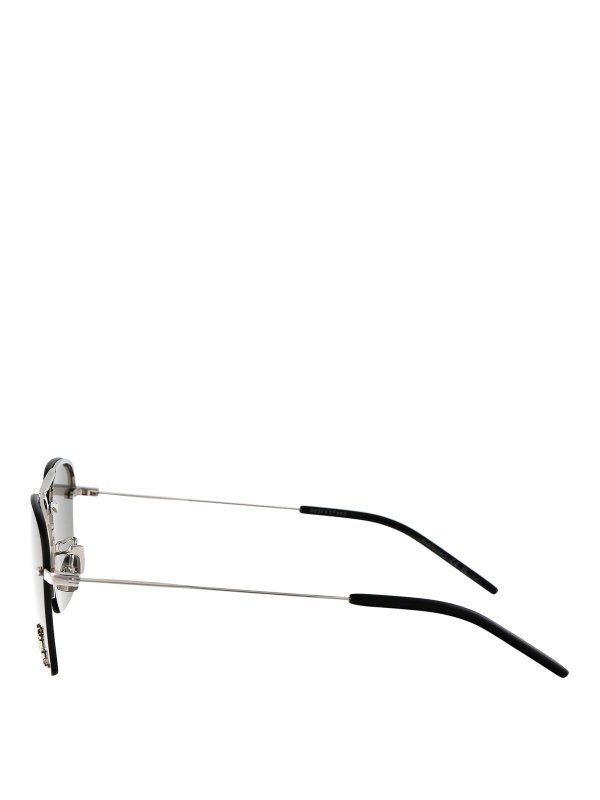 The Best Shops SAINT LAURENT: Sonnenbrillen - Sonnenbrille - Silber