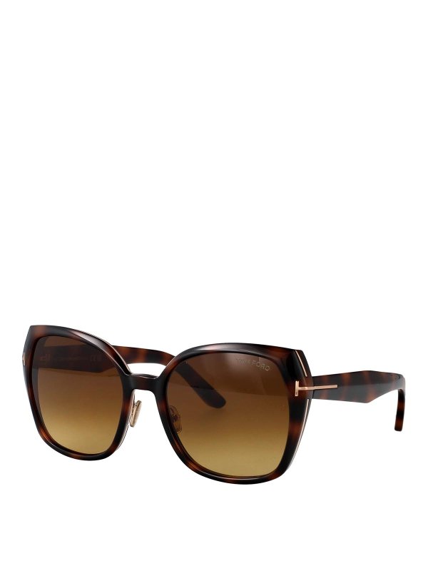 TOM FORD: Lunettes de soleil online - Lunettes De Soleil - Marron