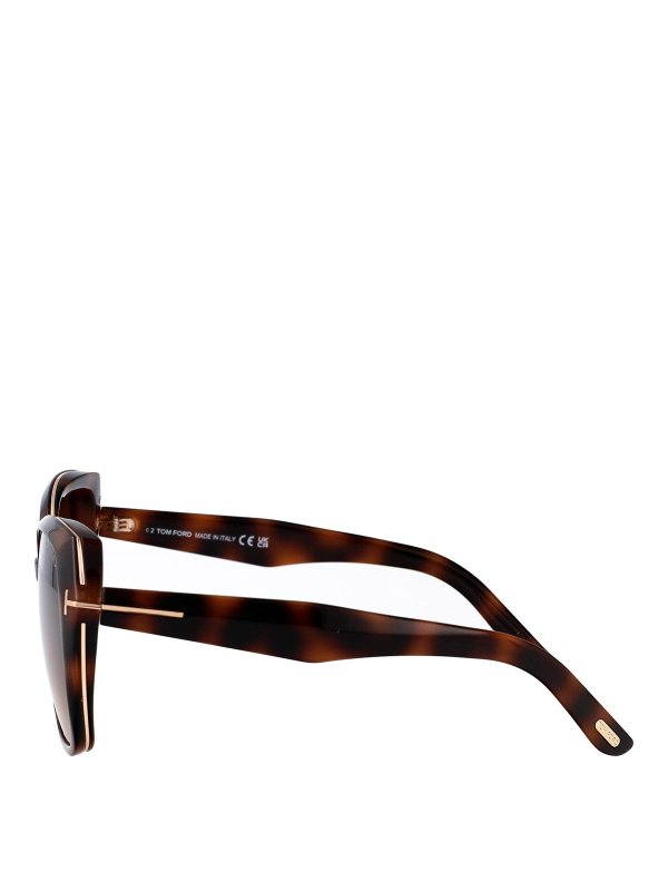 The Best Shops TOM FORD: Lunettes de soleil - Lunettes De Soleil - Marron