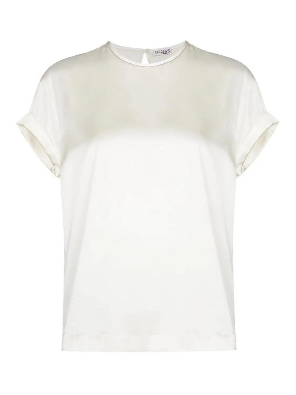 BRUNELLO CUCINELLI: Blusas - Blusa - Beis