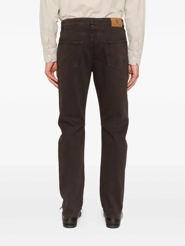 The Best Shops BRUNELLO CUCINELLI: ストレートジーンズ - ストレートジーンズ - ダークブラウン