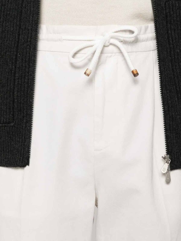BRUNELLO CUCINELLI buy online カジュアルパンツ - 白