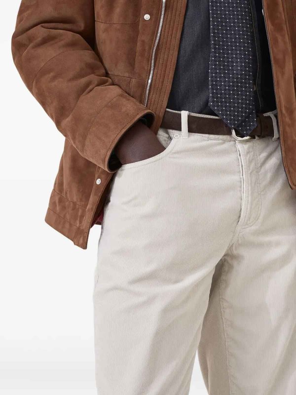 Pantalons Décontractés - Gris Clair shop online: BRUNELLO CUCINELLI