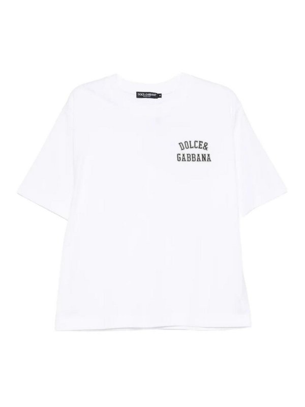 DOLCE & GABBANA: t-shirts - Short Sleeve Crew-Neck T-Shirt