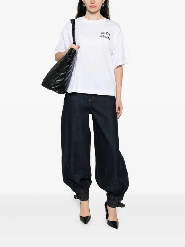 DOLCE & GABBANA: t-shirts online - Short Sleeve Crew-Neck T-Shirt