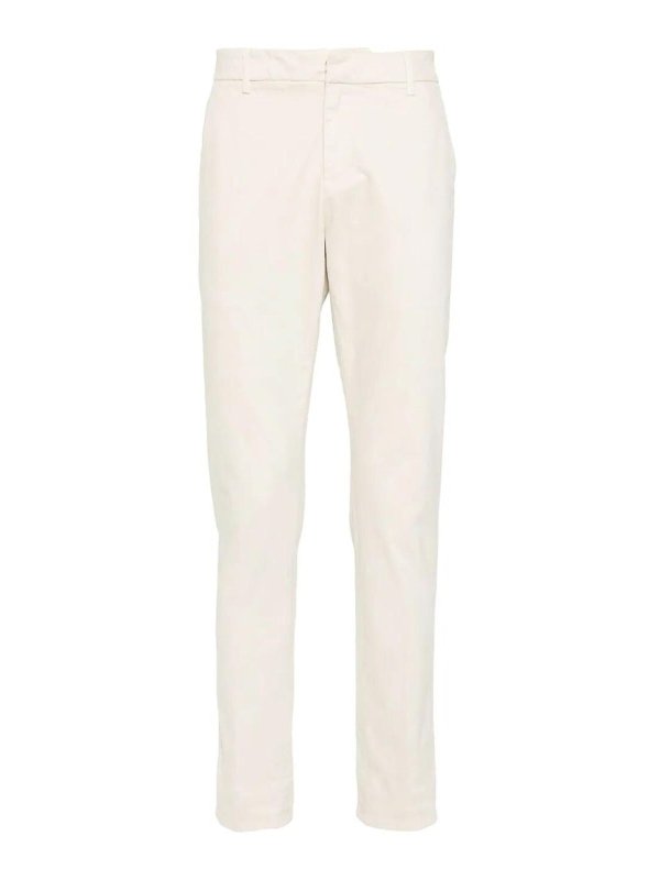 DONDUP: カジュアルトラウザー - カジュアルパンツ - クリーム