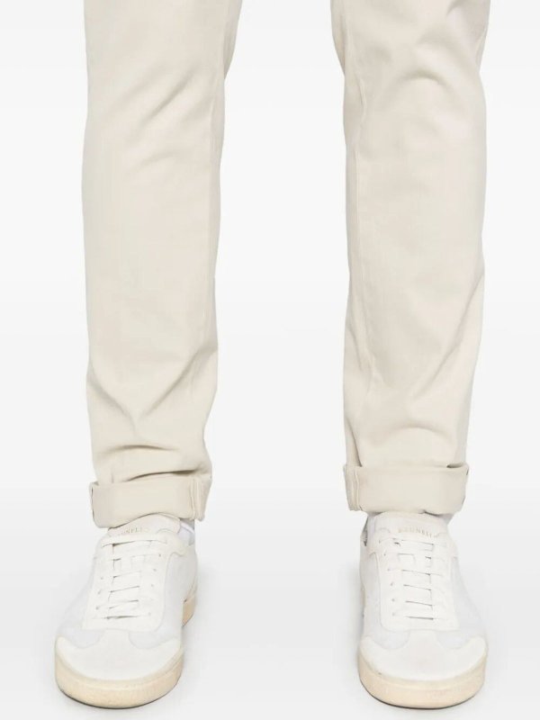 カジュアルパンツ - クリーム shop online: DONDUP