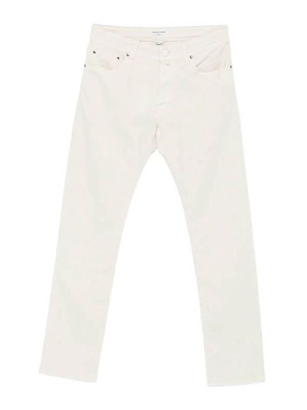JACOB COHEN: casual trousers - `Bard` 5-Pocket Slim Fit Pants
