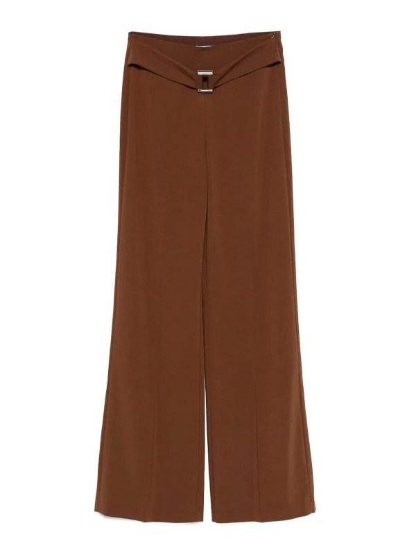 PATRIZIA PEPE: Pantalons casual - Pantalons Décontractés - Marron