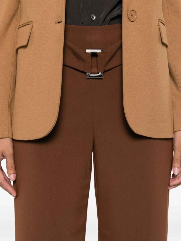 The Best Shops PATRIZIA PEPE: Pantalons casual - Pantalons Décontractés - Marron