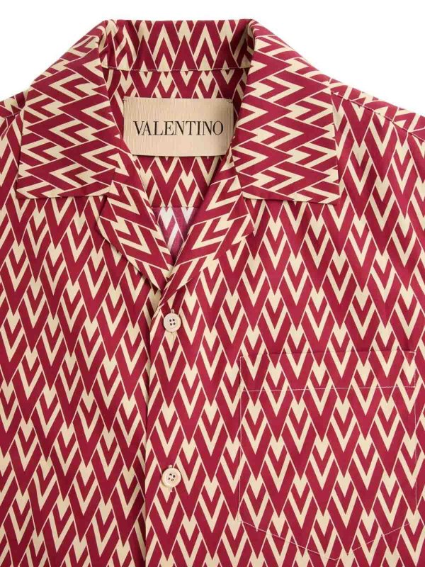 The Best Shops VALENTINO: `Toute La V` Bowling Shirt