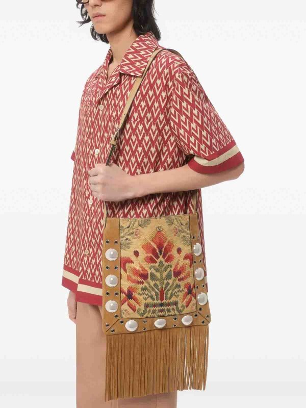 shirts shop online `Toute La V` Bowling Shirt