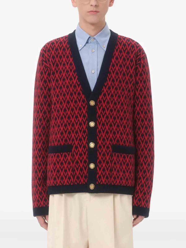 The Best Shops VALENTINO: カーディガン - カーディガン - ブルー