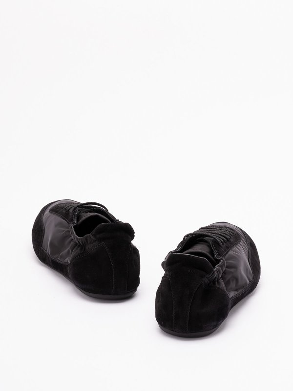 The Best Shops PRADA: trainers - `Collapse` Re-Nylon And Suede Sneakers