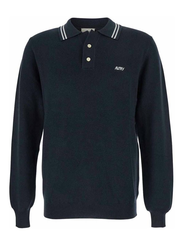 AUTRY: ポロシャツ - ポロシャツ - ブルー