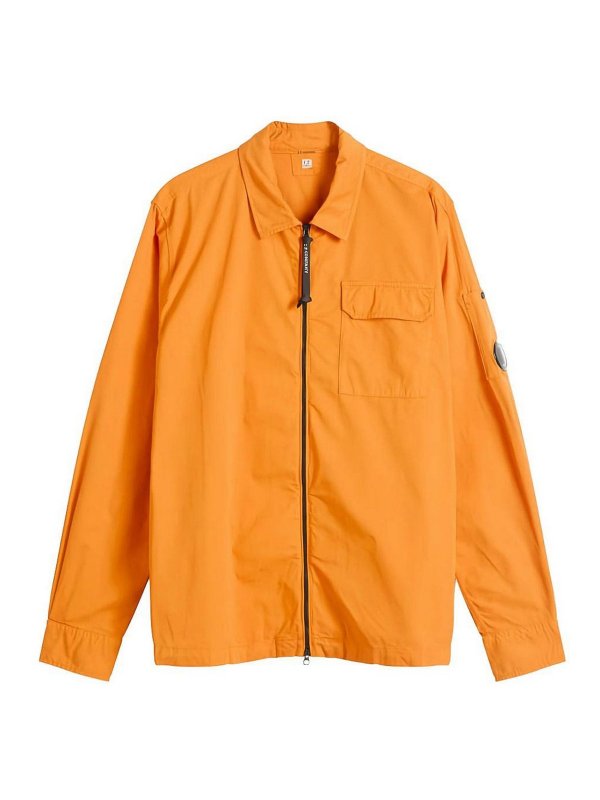 C.P. COMPANY: casual jackets - Organic Gabardine Zipped Overshirt