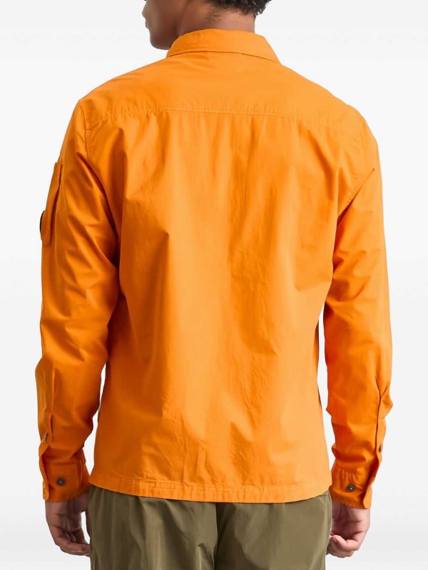 The Best Shops C.P. COMPANY: casual jackets - Organic Gabardine Zipped Overshirt