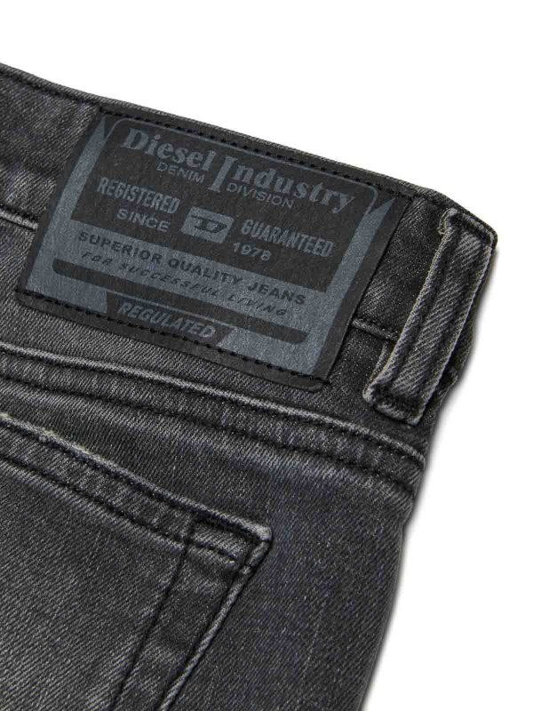 The Best Shops DIESEL: bootcut jeans - Girls Cotton Jeans With Flared Legs
