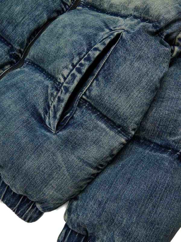 The Best Shops DIESEL: giacche denim - Giacca jwmons in denim gonfio con logo